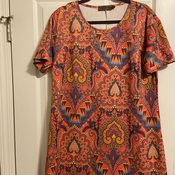 ASOS Shirt Dress. XL (True to size) Retro colors - Picture 1 of 3